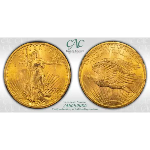 1907 20 Saint CACG MS63 (4)