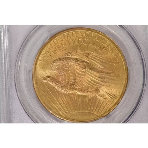 1907 20 Saint PCGS MS64CAC CAC