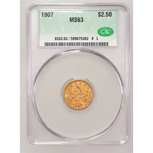 1907 2.5 Lib CACG MS63 (2)