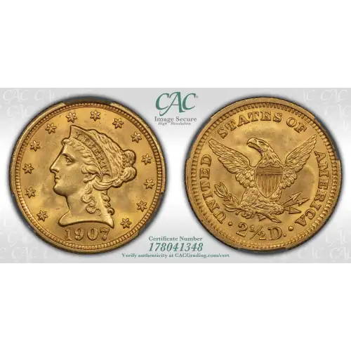 1907 2.5 Lib CACG MS65 (4)