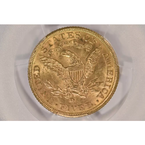 1907-D $5 PCGS MS64CAC CAC (3)