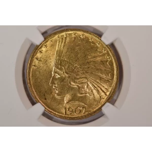 1907 NM 10 Indian NGC MS64 (3)