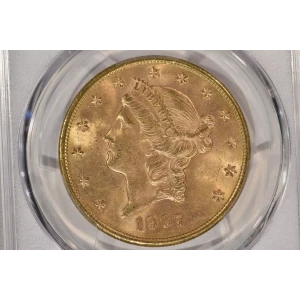 1907D 20 Liberty PCGS MS64 (2)
