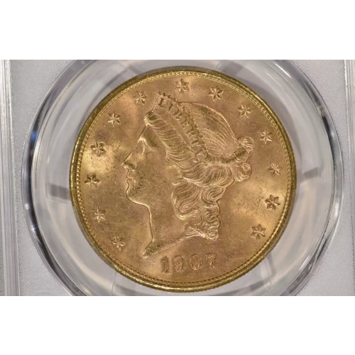 1907D 20 Liberty PCGS MS64 (2)
