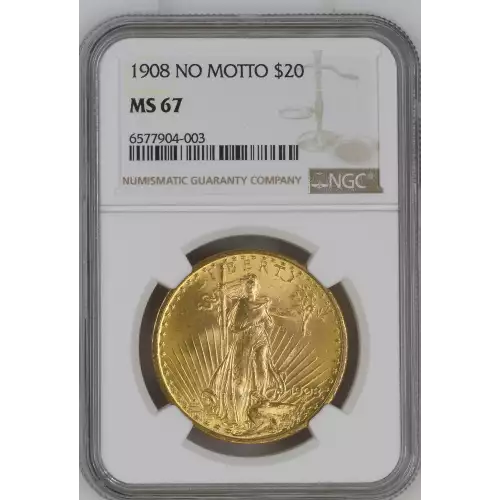 1908 20 Saint NGC MS67 (2)