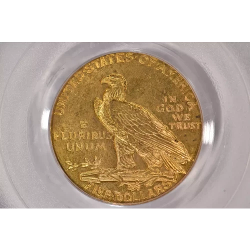 1908 5 Ind PCGS MS63 (2)