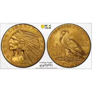 1908 5 Indian PCGS MS64 (2)