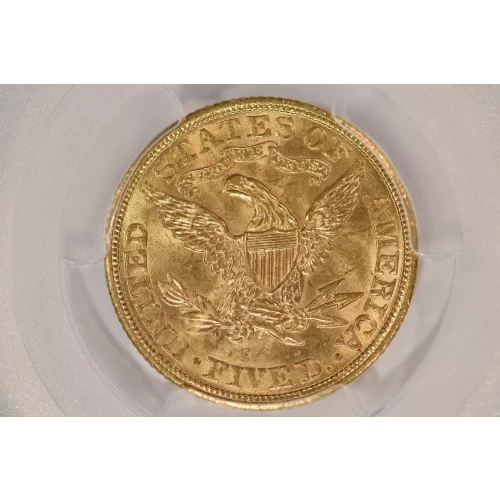 1908 $5 Lib PCGS MS64 CAC CAC (2)