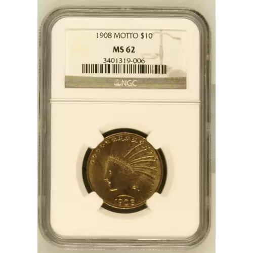 1908 Motto $10 Ind NGC MS62 (2)
