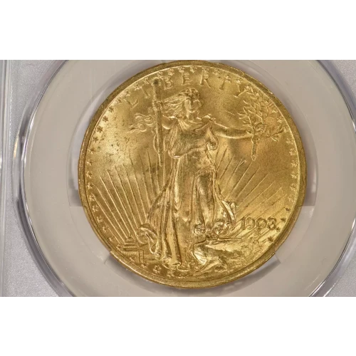 1908 N/M 20 Saint CACG MS64 (5)