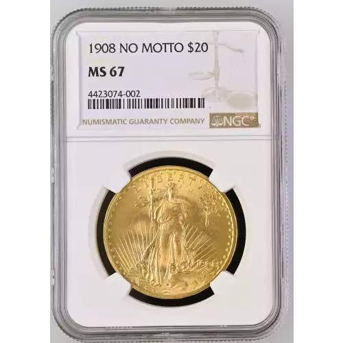 1908 NM Saint NGC MS67 WF (2)