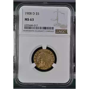 1908D 5 Ind NGC MS63 (2)