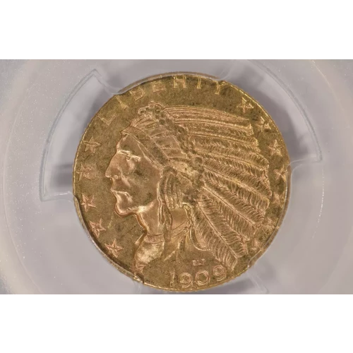 1909 $5 Ind PCGS MS63
