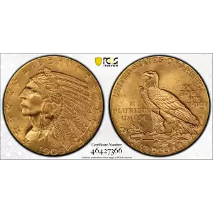 1909 5 Ind PCGS MS65 (2)