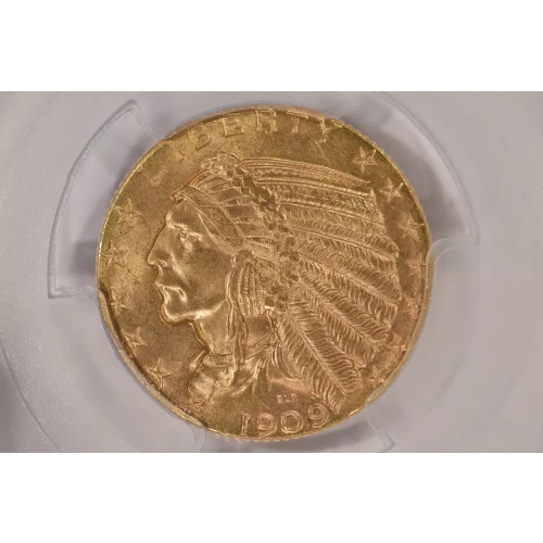1909 5 Ind PCGS MS65 (2)