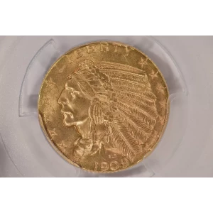 1909 5 Ind PCGS MS65 (2)