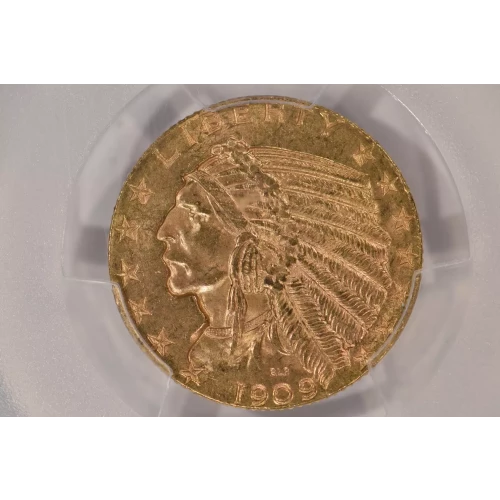 1909 5 Indian MS64