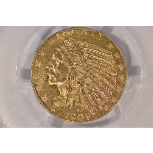 1909 5 Indian PCGS MS63 CAC CAC (2)