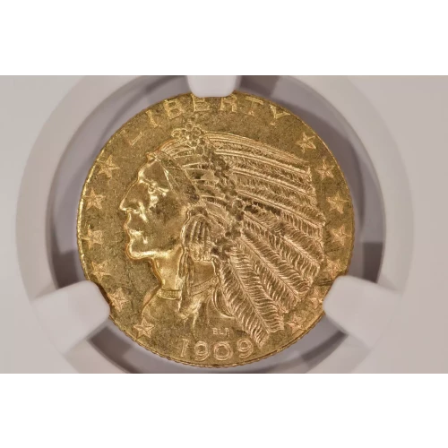 1909-D $5 Ind NGC MS63 CAC CAC (3)