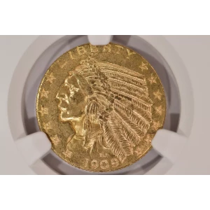 1909-D $5 Ind NGC MS63 CAC CAC (3)