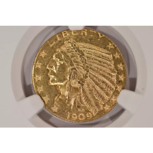 1909-D $5 Ind NGC MS63 CAC CAC (3)