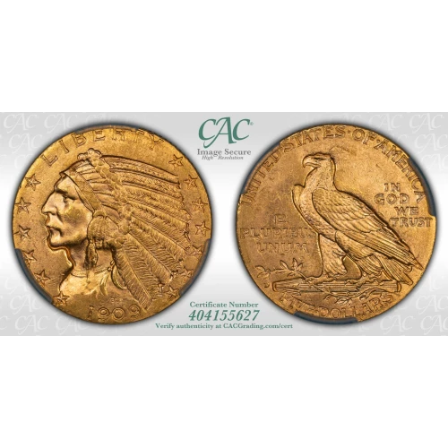 1909D 5 Ind CACG MS63 (4)