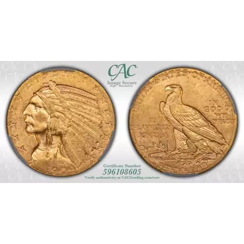 1909D 5 Ind CACG MS64 (4)