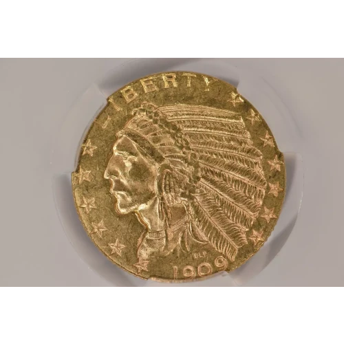 1909D 5 Indian CACG MS63 (4)