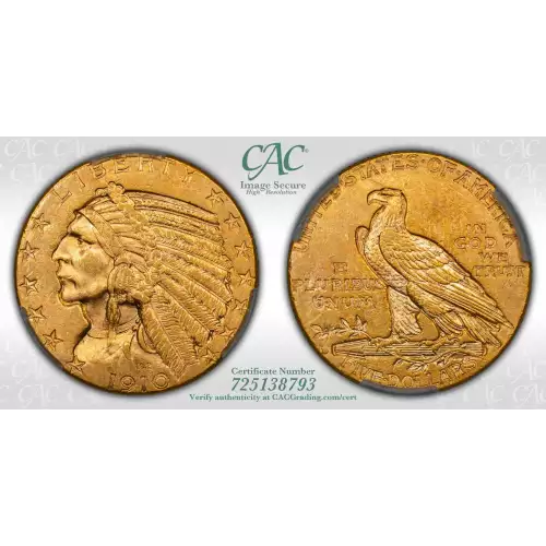 1910D 5 Ind CACG MS61 (4)
