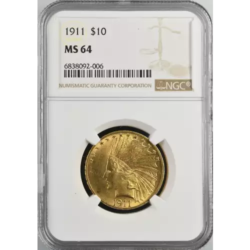 1911 10 Ind NGC MS64 (2)