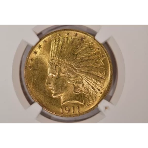 1911 10 Ind NGC MS65