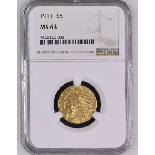 1911 $5 Ind NGC MS63 (2)