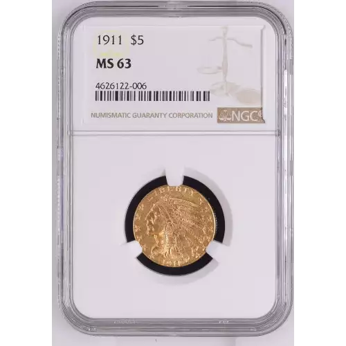 1911 $5 Ind NGC MS63 (2)