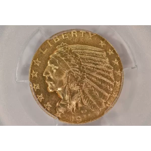 1911 $5 Ind PCGS MS63 (2)