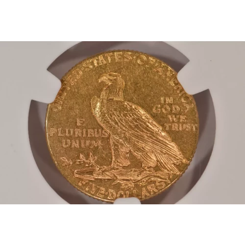 1911D 5 Indian NGC AU58 (4)