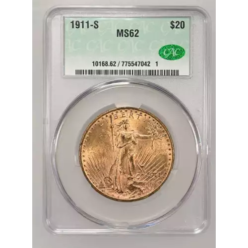1911S 20 Saint CACG MS62 (2)