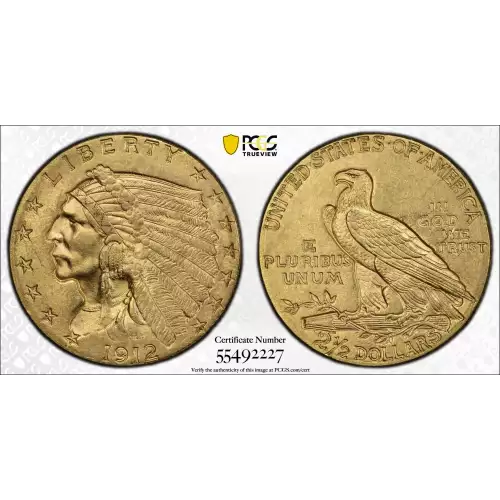 1912 2.5 Ind PCGS MS63 (2)