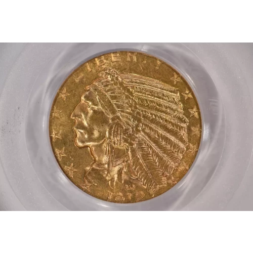 1912 $5 Ind PCGS MS63 CAC CAC