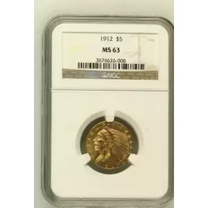 1912 5 Indian NGC MS63 (2)