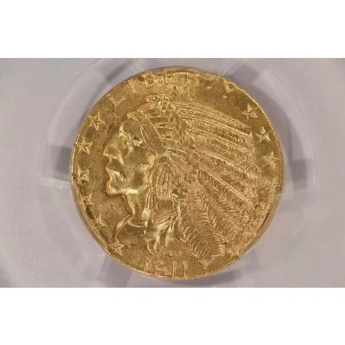 1912S 5 Ind AU58 CAC CAC