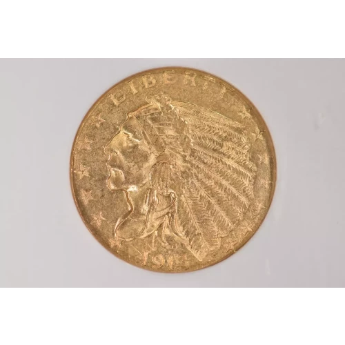 1913 $2.5 Ind MS62