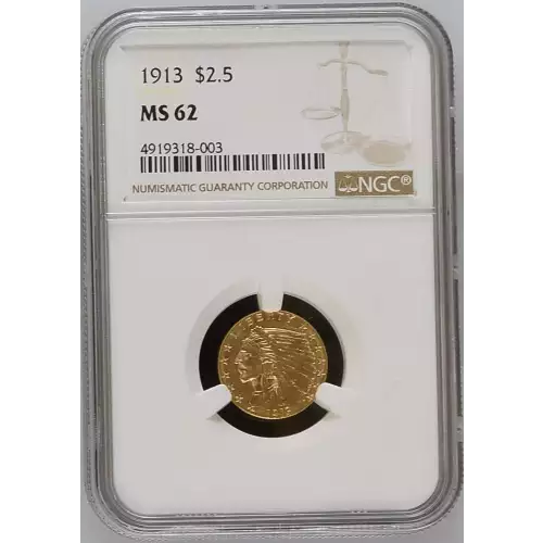 1913 $2.5 Ind NGC MS62 (2)