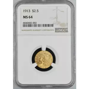 1913 2.5 Indian NGC MS64 (2)