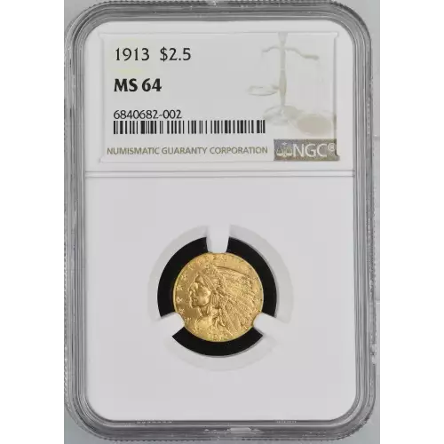 1913 2.5 Indian NGC MS64 (2)