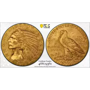 1913 5 Ind PCGS MS63 (2)