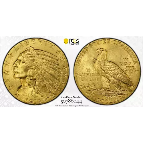 1913 5 Ind PCGS MS65 (2)