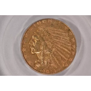 1913S 5 Ind PCGS MS61