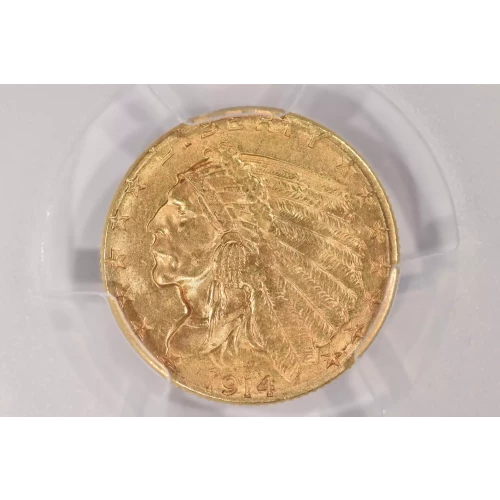 1914-D $2.5 Ind PCGS MS62 (2)