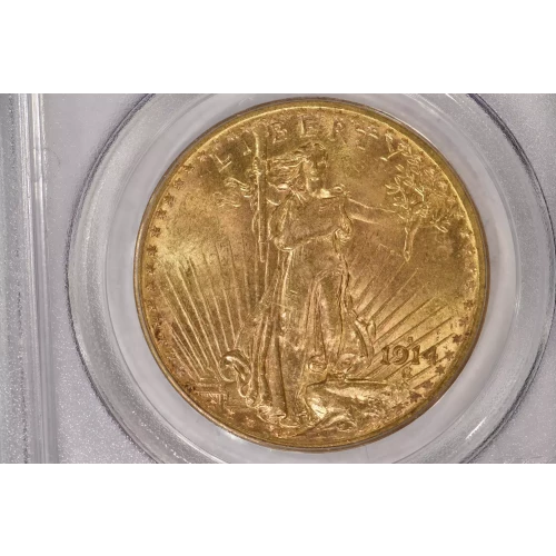 1914-S 20 Saint PCGS MS64
