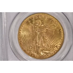 1914-S 20 Saint PCGS MS64